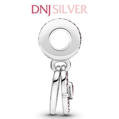 [Chính hãng] Charm bạc 925 cao cấp - Charm Heart & Mum Dangle thích hợp để mix vòng tay charm bạc cao cấp - DN018