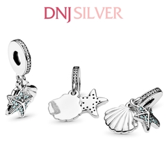 [Chính hãng] Charm bạc 925 cao cấp - Charm Starfish & Sea Shell Dangle thích hợp để mix vòng tay charm bạc cao cấp - DN132