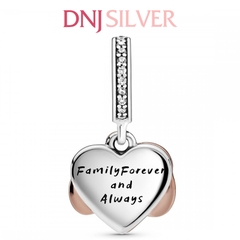 [Chính hãng] Charm bạc 925 cao cấp - Charm Sparkling Infinity Heart Dangle thích hợp để mix vòng tay charm bạc cao cấp - DN513