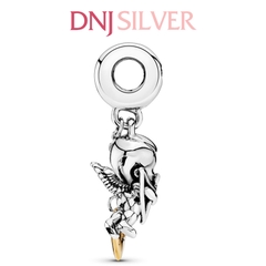 [Chính hãng] Charm bạc 925 cao cấp - Charm Cupid & You Heart Dangle thích hợp để mix vòng tay charm bạc cao cấp - DN191