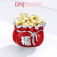 [Chính hãng] Charm bạc 925 cao cấp - Charm Lucky Bag thích hợp để mix vòng tay charm bạc cao cấp - DN061