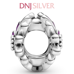 [Chính hãng] Charm bạc 925 cao cấp - Charm Purple Daisy thích hợp để mix vòng tay charm bạc cao cấp - DN151