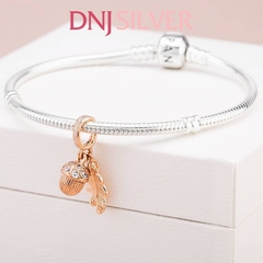 [Chính hãng] Charm bạc 925 cao cấp - Charm Acorn & Leaf Dangle thích hợp để mix vòng tay charm bạc cao cấp - DN193