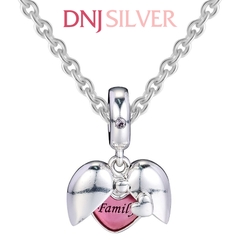 [Chính hãng] Charm bạc 925 cao cấp - Charm Family Locket Dangle thích hợp để mix vòng tay charm bạc cao cấp - DN295