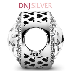 [Chính hãng] Charm bạc 925 cao cấp - Charm Sparkling Clear thích hợp để mix vòng tay charm bạc cao cấp - DN397