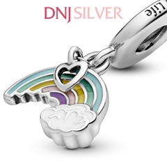 [Chính hãng] Charm bạc 925 cao cấp - Charm Rainbow & Cloud Dangle thích hợp để mix vòng tay charm bạc cao cấp - DN231