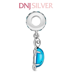 [Chính hãng] Charm bạc 925 cao cấp - Charm Murano Glass Sea Turtle Dangle thích hợp để mix vòng tay charm bạc cao cấp - DN029
