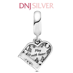 [Chính hãng] Charm bạc 925 cao cấp - Charm Grand Piano Heart Dangle thích hợp để mix vòng tay charm bạc cao cấp - DN133