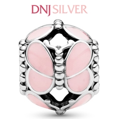 [Chính hãng] Charm bạc 925 cao cấp - Charm Pink Butterfly thích hợp để mix vòng tay charm bạc cao cấp - DN221