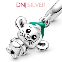 [Chính hãng] Charm bạc 925 cao cấp - Charm Disney Cinderella Gus Mouse Dangle thích hợp để mix vòng tay charm bạc cao cấp - DN165