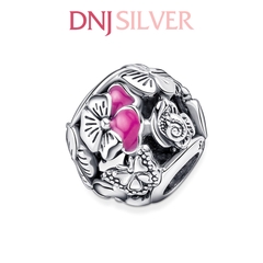 [Chính hãng] Charm bạc 925 cao cấp - Charm Pansy Flower Friends thích hợp để mix vòng tay charm bạc cao cấp - DN011