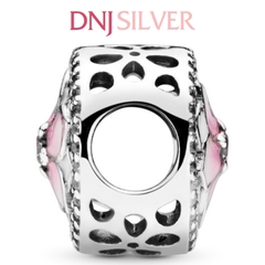 [Chính hãng] Charm bạc 925 cao cấp - Charm Pink Magnolia Flower thích hợp để mix vòng tay charm bạc cao cấp - DN261