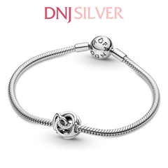 [Chính hãng] Charm bạc 925 cao cấp - Charm Family Always Encircled Heart thích hợp để mix vòng tay charm bạc cao cấp - DN088