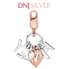 [Chính hãng] Charm bạc 925 cao cấp - Charm Family Letters Dangle thích hợp để mix vòng tay charm bạc cao cấp - DN161