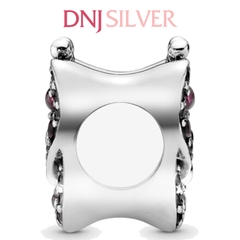 [Chính hãng] Charm bạc 925 cao cấp - Charm Pink Pavé Butterfly thích hợp để mix vòng tay charm bạc cao cấp - DN290