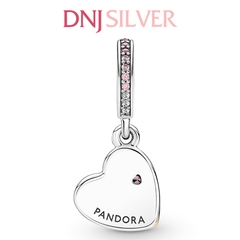 [Chính hãng] Charm bạc 925 cao cấp - Charm Entwined Infinite Hearts Double Dangle thích hợp để mix vòng tay charm bạc cao cấp - DN097