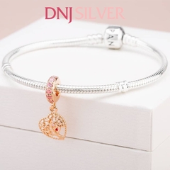 [Chính hãng] Charm bạc 925 cao cấp - Charm Tree of Love Dangle thích hợp để mix vòng tay charm bạc cao cấp - DN237