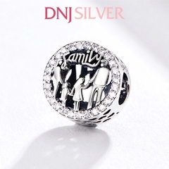 [Chính hãng] Charm bạc 925 cao cấp - Charm Love Family thích hợp để mix vòng tay charm bạc cao cấp - DN058