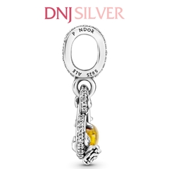 [Chính hãng] Charm bạc 925 cao cấp - Charm Disney Belle Infinity & Rose Flower thích hợp để mix vòng tay charm bạc cao cấp - DN040