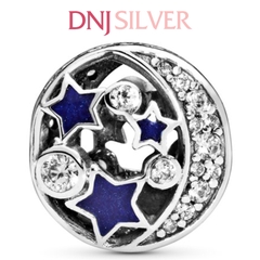 [Chính hãng] Charm bạc 925 cao cấp - Charm Sparkling Night Sky thích hợp để mix vòng tay charm bạc cao cấp - DN257