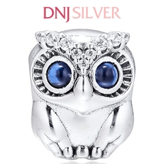 [Chính hãng] Charm bạc 925 cao cấp - Charm Sparkling Owl thích hợp để mix vòng tay charm bạc cao cấp - DN120