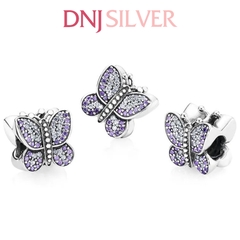 [Chính hãng] Charm bạc 925 cao cấp - Charm Sparkling Butterfly thích hợp để mix vòng tay charm bạc cao cấp - DN311
