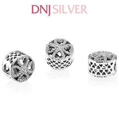 [Chính hãng] Charm bạc 925 cao cấp - Charm Petals of Love thích hợp để mix vòng tay charm bạc cao cấp - DN391