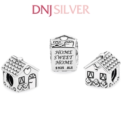 [Chính hãng] Charm bạc 925 cao cấp - Charm Home sweet home thích hợp để mix vòng tay charm bạc cao cấp - DN201