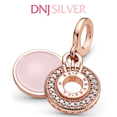 [Chính hãng] Charm bạc 925 cao cấp - Charm Sparkling Pavé Crown O Dangle thích hợp để mix vòng tay charm bạc cao cấp - DN025