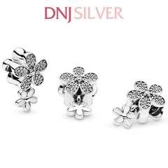 [Chính hãng] Charm bạc 925 cao cấp - Charm Dangling Daisy Flower Pavé thích hợp để mix vòng tay charm bạc cao cấp - DN389