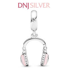 [Chính hãng] Charm bạc 925 cao cấp - Charm Headphones Dangle thích hợp để mix vòng tay charm bạc cao cấp - DN134