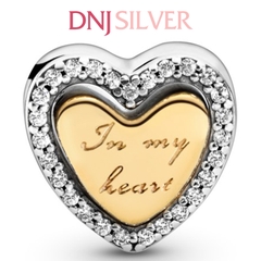 [Chính hãng] Charm bạc 925 cao cấp - Charm In My Heart Split Heart thích hợp để mix vòng tay charm bạc cao cấp - DN260