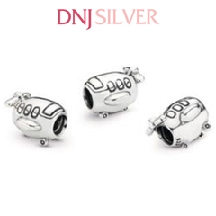 [Chính hãng] Charm bạc 925 cao cấp - Charm Aeroplane Travel thích hợp để mix vòng tay charm bạc cao cấp - DN292