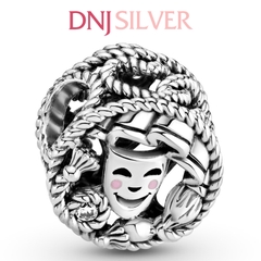 [Chính hãng] Charm bạc 925 cao cấp - Charm Comedy & Tragedy Drama Masks thích hợp để mix vòng tay charm bạc cao cấp - DN152
