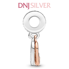 [Chính hãng] Charm bạc 925 cao cấp - Charm Entwined Infinite Hearts Double Dangle thích hợp để mix vòng tay charm bạc cao cấp - DN097