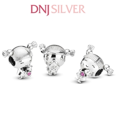 [Chính hãng] Charm bạc 925 cao cấp - Charm Little Girl thích hợp để mix vòng tay charm bạc cao cấp - DN214