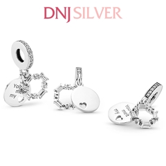 [Chính hãng] Charm bạc 925 cao cấp - Charm You Melt My Heart Dangle thích hợp để mix vòng tay charm bạc cao cấp - DN289
