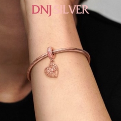 [Chính hãng] Charm bạc 925 cao cấp - Charm Tree of Love Dangle thích hợp để mix vòng tay charm bạc cao cấp - DN237
