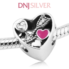[Chính hãng] Charm bạc 925 cao cấp - Charm Struck by Love thích hợp để mix vòng tay charm bạc cao cấp - DN262
