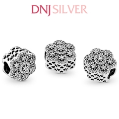[Chính hãng] Charm bạc 925 cao cấp - Charm Ice Floral thích hợp để mix vòng tay charm bạc cao cấp - DN341