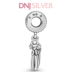 [Chính hãng] Charm bạc 925 cao cấp - Charm Club 2021 Angel Wings & Heart Dangle thích hợp để mix vòng tay charm bạc cao cấp - DN450