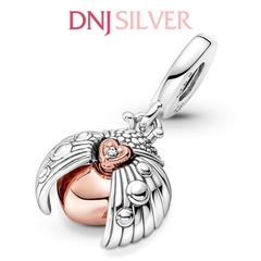 [Chính hãng] Charm bạc 925 cao cấp - Charm Club 2022 Ladybird & Heart Dangle thích hợp để mix vòng tay charm bạc cao cấp - DN009
