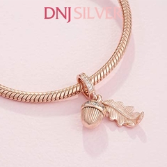 [Chính hãng] Charm bạc 925 cao cấp - Charm Acorn & Leaf Dangle thích hợp để mix vòng tay charm bạc cao cấp - DN193