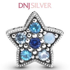 [Chính hãng] Charm bạc 925 cao cấp - Charm Bright Blue Star thích hợp để mix vòng tay charm bạc cao cấp - DN230