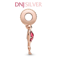 [Chính hãng] Charm bạc 925 cao cấp - Charm Pink Murano Glass Flamingo Dangle thích hợp để mix vòng tay charm bạc cao cấp - DN077