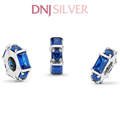 [Chính hãng] Charm bạc 925 cao cấp - Charm Blue Ice Cube Spacer thích hợp để mix vòng tay charm bạc cao cấp - DN186