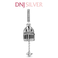 [Chính hãng] Charm bạc 925 cao cấp - Charm Bird & Birdcage Dangle thích hợp để mix vòng tay charm bạc cao cấp - DN332