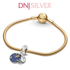 [Chính hãng] Charm bạc 925 cao cấp - Charm Santa Claus On The Moon Double Dangle thích hợp để mix vòng tay charm bạc cao cấp - DN038