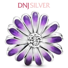 [Chính hãng] Charm bạc 925 cao cấp - Charm Purple Daisy thích hợp để mix vòng tay charm bạc cao cấp - DN151