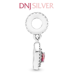[Chính hãng] Charm bạc 925 cao cấp - Charm Sparkling Double Halo Heart Dangle thích hợp để mix vòng tay charm bạc cao cấp - DN101